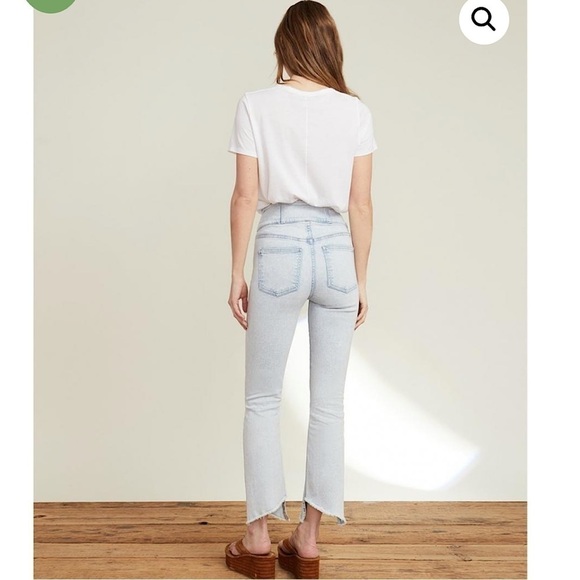 Veronica Beard Katherine Corset-Waist Extra High Rise Skinny Jeans 31/12 Dolphin - Picture 2 of 12